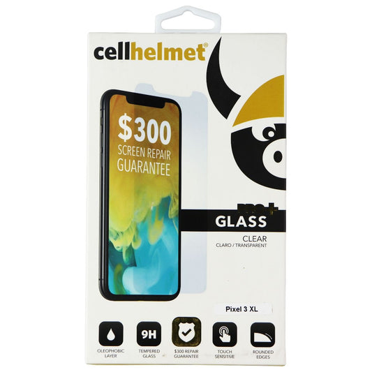 CellHelmet Glass Pro+ Series Screen Protector for Google Pixel 3 XL - Clear Cell Phone - Screen Protectors CellHelmet    - Simple Cell Bulk Wholesale Pricing - USA Seller