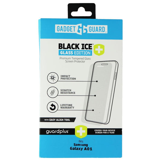 Gadget Guard Black Ice+ (Plus) Glass Edition for Samsung Galaxy A01 - Clear Cell Phone - Screen Protectors Gadget Guard    - Simple Cell Bulk Wholesale Pricing - USA Seller