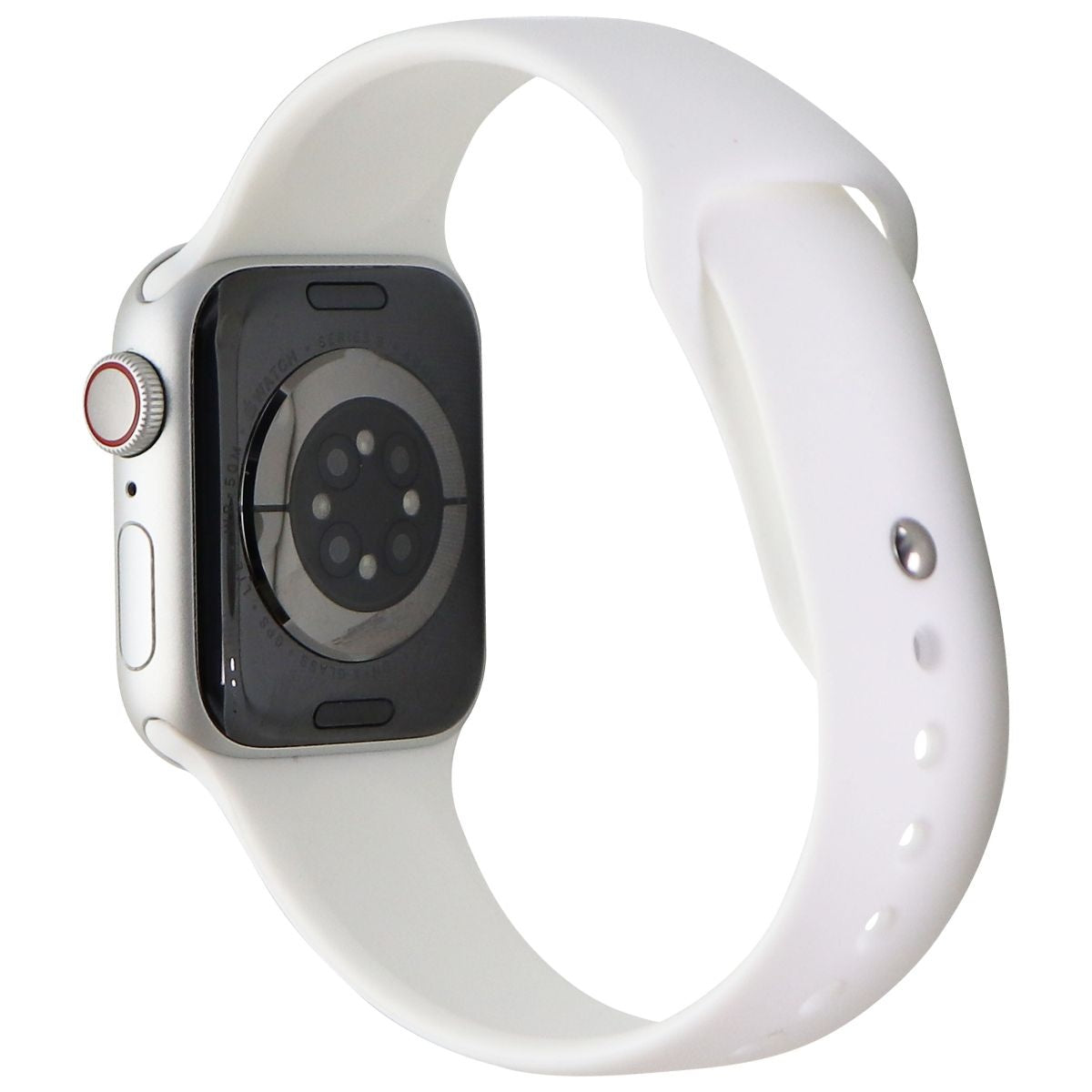 Apple Watch Series 6 (GPS + LTE) A2293 40mm Silver Aluminum / White Sport Band Smart Watches Apple - Simple Cell Bulk Wholesale Pricing - USA Seller