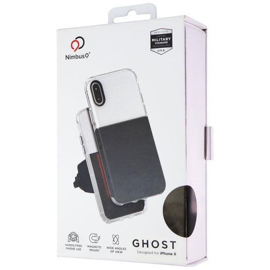 Nimbus9 Ghost Series Case and Mount Kit for iPhone Xs/X - Black/Clear Cell Phone - Cases, Covers & Skins Nimbus9    - Simple Cell Bulk Wholesale Pricing - USA Seller