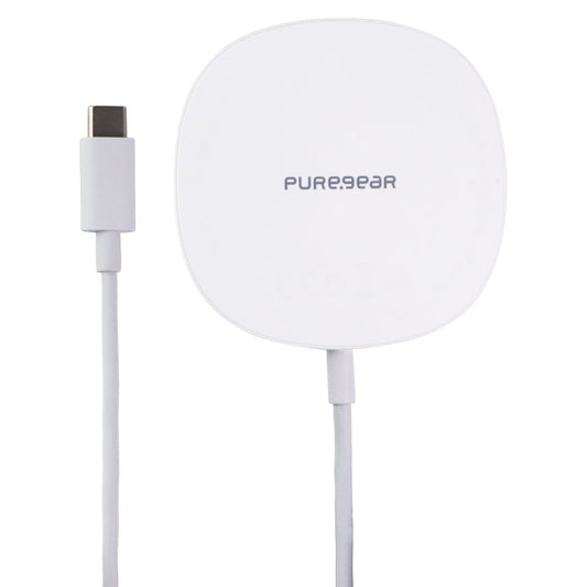 PureGear 15W Qi Fast Wireless Charging Pad for iPhone & More - White Cell Phone - Chargers & Cradles PureGear - Simple Cell Bulk Wholesale Pricing - USA Seller