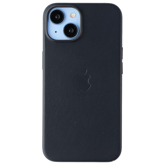 Apple Official Leather Case for MagSafe for iPhone 14 - Midnight Cell Phone - Cases, Covers & Skins Apple - Simple Cell Bulk Wholesale Pricing - USA Seller