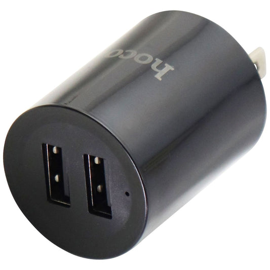 HoCo. (2.4-Amp) C14 Elite Dual USB Wall Charger - Black Cell Phone - Cables & Adapters HoCo    - Simple Cell Bulk Wholesale Pricing - USA Seller