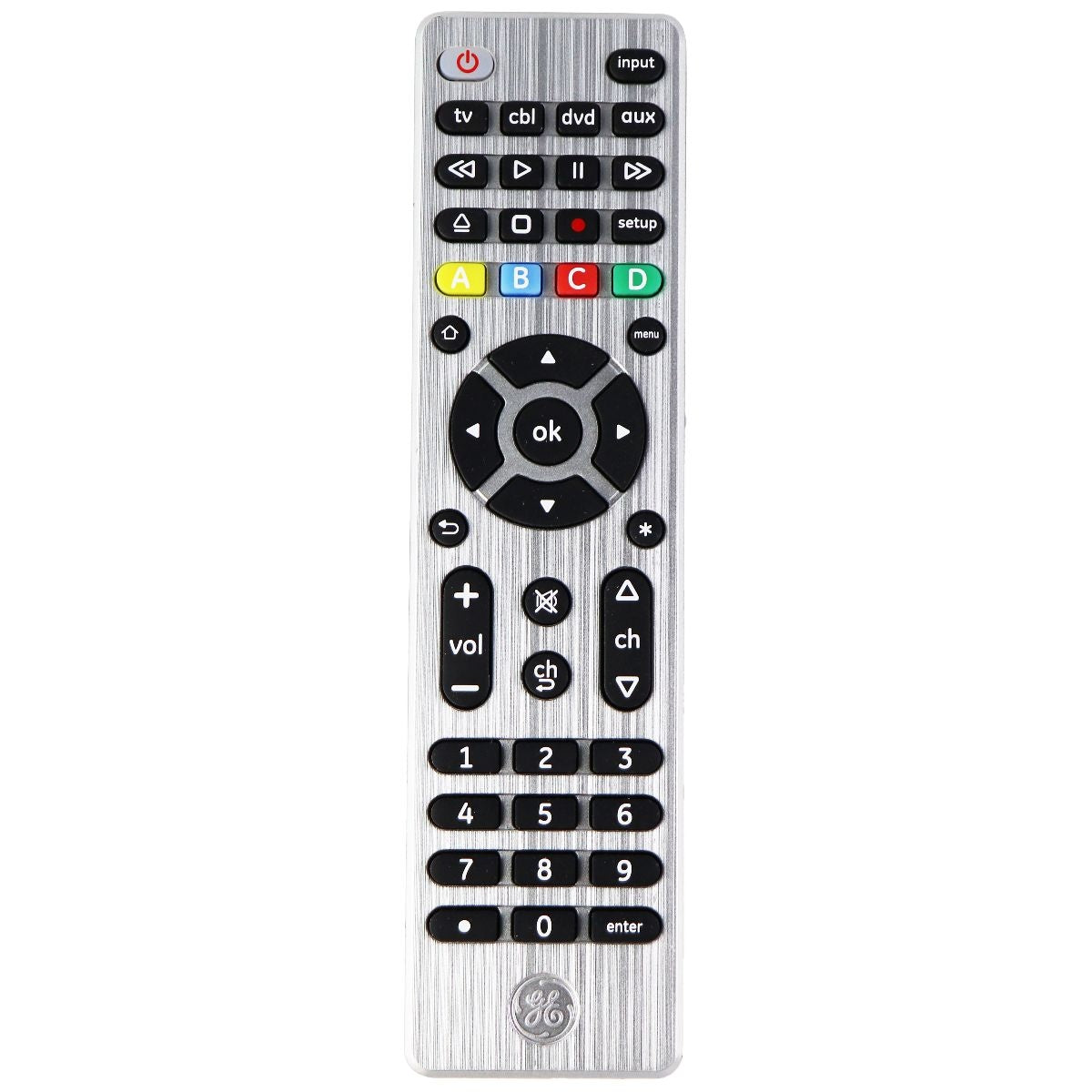 General Electric Original (33709 CL5 7252) Remote Control - Silver/Bla ...