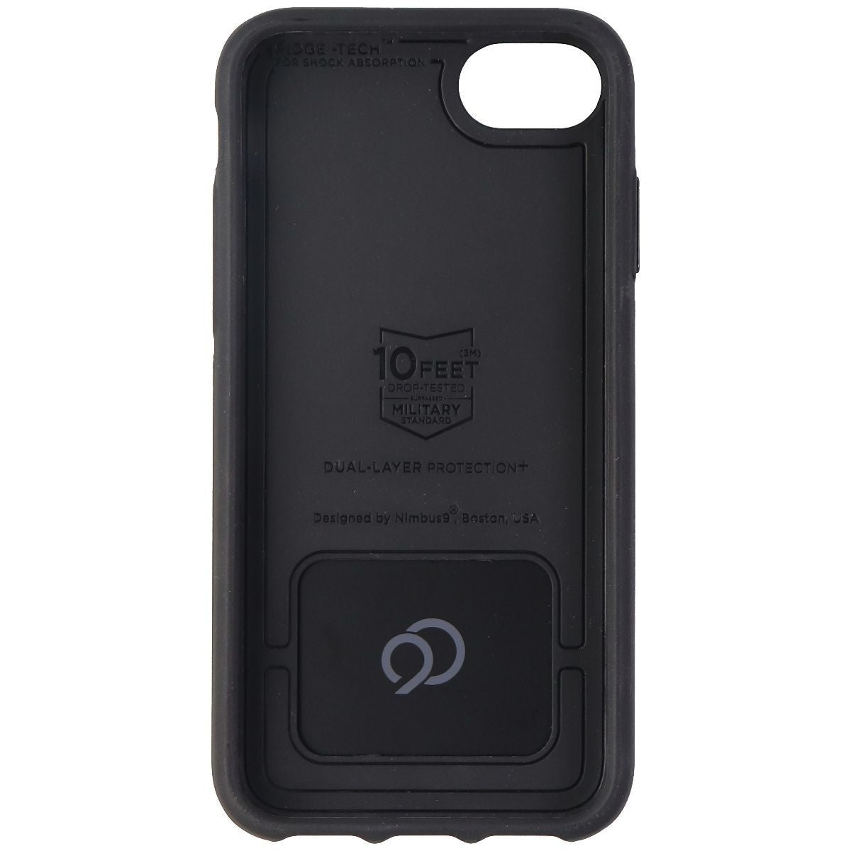 Nimbus9 Cirrus 2 Series Hard Case for Apple iPhone SE (2nd Gen) / 8 / 7 - Black Cell Phone - Cases, Covers & Skins Nimbus9 - Simple Cell Bulk Wholesale Pricing - USA Seller