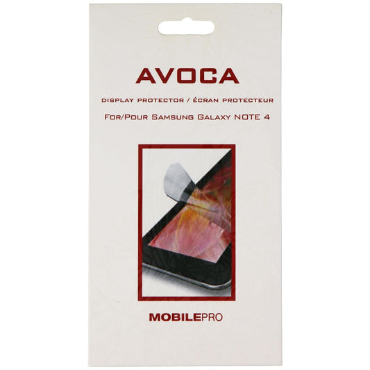 Avoca MobilePro Display Protector 2 Pack for Samsung Galaxy Note4 - Clear Cell Phone - Screen Protectors Avoca    - Simple Cell Bulk Wholesale Pricing - USA Seller