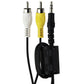 TDK AV RCA to 3.5mm Audio Video Cable - Black (3FT) Computer/Network - Monitor/AV Cables & Adapters TDK - Simple Cell Bulk Wholesale Pricing - USA Seller