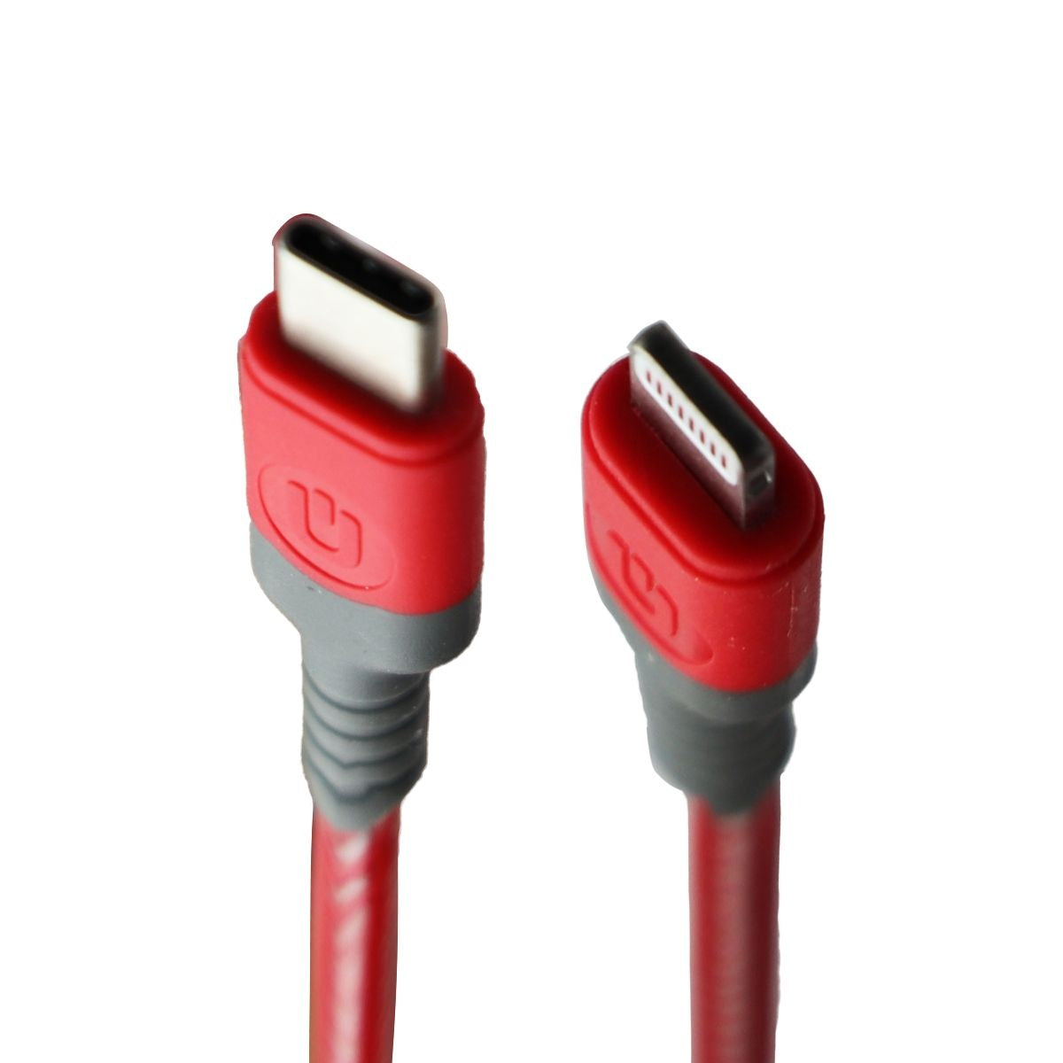 UBREAKIFIX (4-Ft) USB-C to Lightning 8-Pin MFi Cable for iPhone/iPad - Red