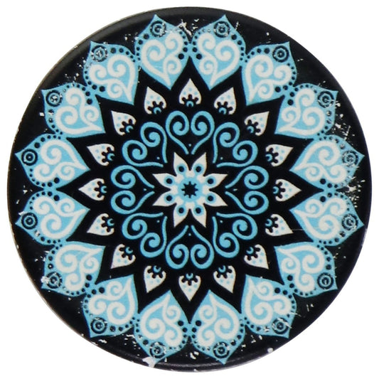 PopSockets PopGrip Swappable Top - Peace Mandala/Blue (Top ONLY/No Base) Cell Phone - Mounts & Holders PopSockets - Simple Cell Bulk Wholesale Pricing - USA Seller