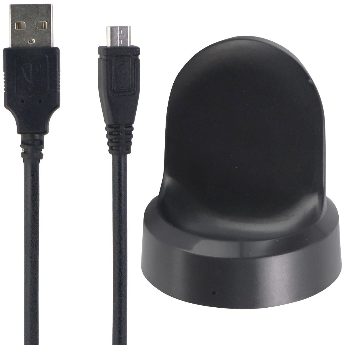 Wireless Dock Charger for Samsung Galaxy Watch / Gear S3 Frontier - Black (X3) Smart Watch Accessories - Chargers & Docking Stations Unbranded - Simple Cell Bulk Wholesale Pricing - USA Seller