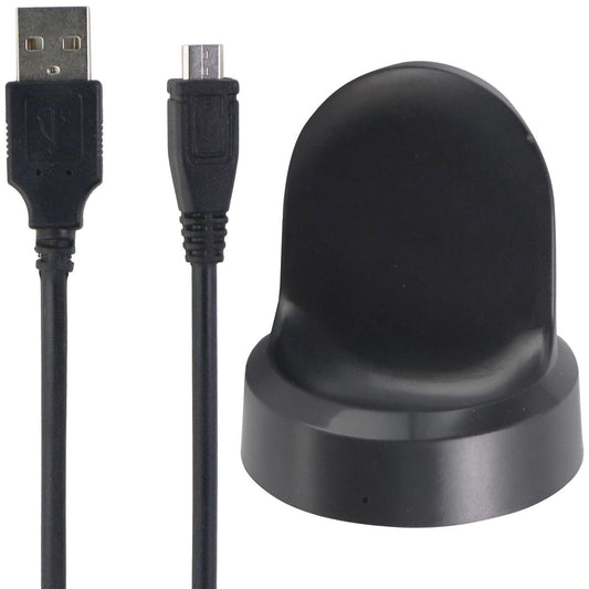 Wireless Dock Charger for Samsung Galaxy Watch / Gear S3 Frontier - Black (X3) Smart Watch Accessories - Chargers & Docking Stations Unbranded - Simple Cell Bulk Wholesale Pricing - USA Seller