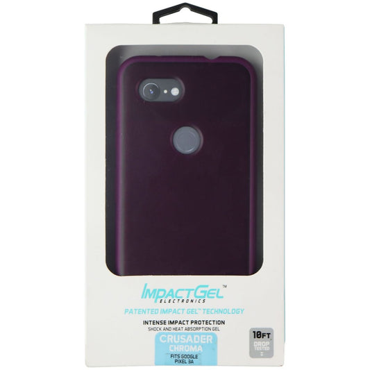 ImpactGel Crusader Chroma Series Case for Google Pixel 3a - Purple Cell Phone - Cases, Covers & Skins ImpactGel    - Simple Cell Bulk Wholesale Pricing - USA Seller