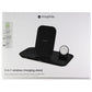 mophie (7.5W) Universal 3 in 1 Wireless Charging Stand for Apple Devices - Black Cell Phone - Chargers & Cradles Mophie    - Simple Cell Bulk Wholesale Pricing - USA Seller