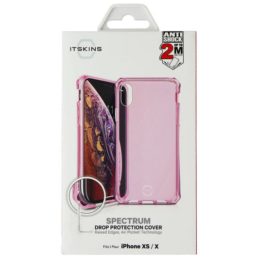 ITSKINS Spectrum Clear Case for Apple iPhone Xs/X - Light Pink Cell Phone - Cases, Covers & Skins ITSKINS    - Simple Cell Bulk Wholesale Pricing - USA Seller