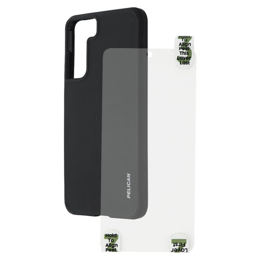 Pelican Protection Pack Case + Glass for Samsung Galaxy S21 FE 5G - Black Cell Phone - Cases, Covers & Skins Pelican - Simple Cell Bulk Wholesale Pricing - USA Seller