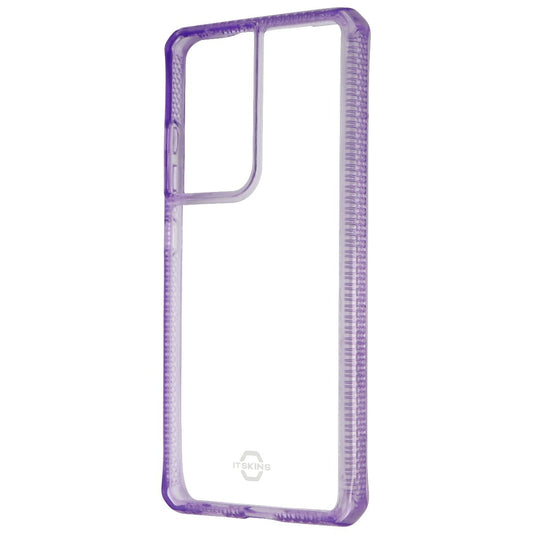 ITSKINS Hybrid Clear Series Hard Case for Samsung S21 Ultra 5G - Purple/Clear Cell Phone - Cases, Covers & Skins ITSKINS    - Simple Cell Bulk Wholesale Pricing - USA Seller