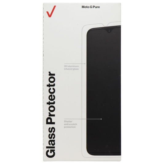 Verizon Glass Screen Protector for Motorola Moto G Pure - Clear Cell Phone - Screen Protectors Verizon    - Simple Cell Bulk Wholesale Pricing - USA Seller