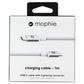 Mophie Fast Charge USB-C Cable with 8-Pin Connector - 1M Cable - White Cell Phone - Cables & Adapters Mophie - Simple Cell Bulk Wholesale Pricing - USA Seller