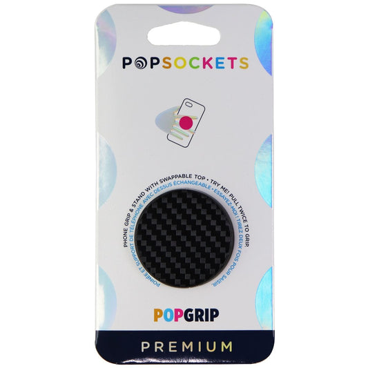 PopSockets: PopGrip with a Swappable Top for Phones & Tablets - Carbonite Weave Cell Phone - Mounts & Holders PopSockets - Simple Cell Bulk Wholesale Pricing - USA Seller