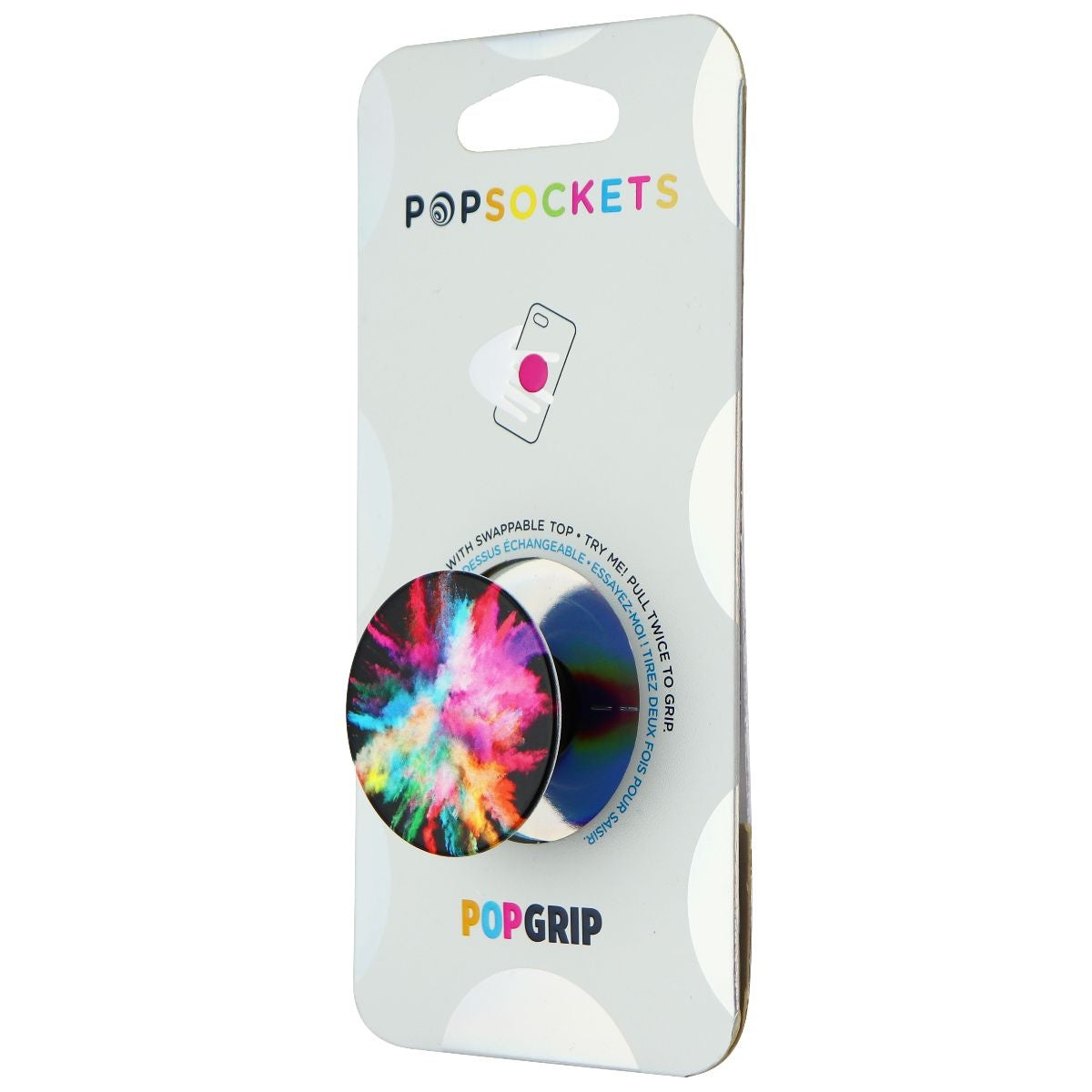 PopSockets PopGrip Series Pop Socket - Color Burst Gloss Cell Phone - Mounts & Holders PopSockets - Simple Cell Bulk Wholesale Pricing - USA Seller