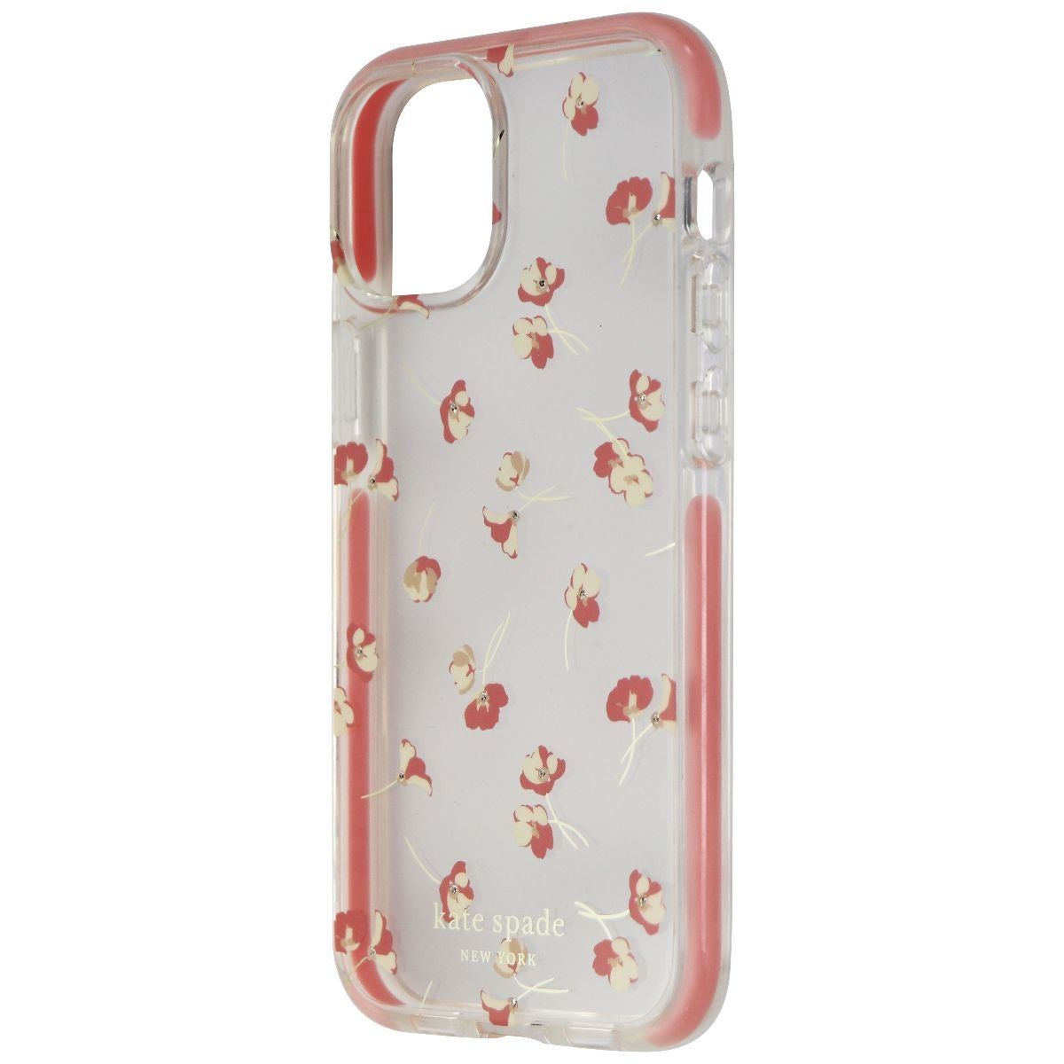 Kate Spade Defensive Case for Apple iPhone 13 Mini / 12 Mini - Falling Poppies Cell Phone - Cases, Covers & Skins Kate Spade New York - Simple Cell Bulk Wholesale Pricing - USA Seller