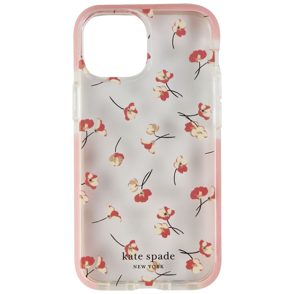 Kate Spade Defensive Case for Apple iPhone 13 Mini / 12 Mini - Falling Poppies Cell Phone - Cases, Covers & Skins Kate Spade New York - Simple Cell Bulk Wholesale Pricing - USA Seller