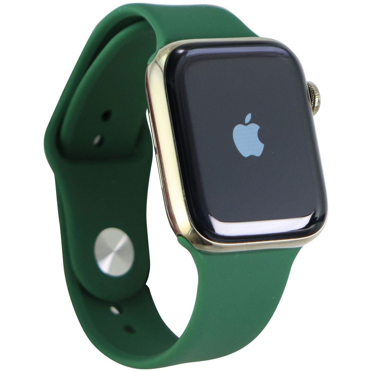 Apple Watch Series 6 (GPS + LTE) A2294 - 44mm Gold Stainless Steel/Green Sp Band Smart Watches Apple - Simple Cell Bulk Wholesale Pricing - USA Seller