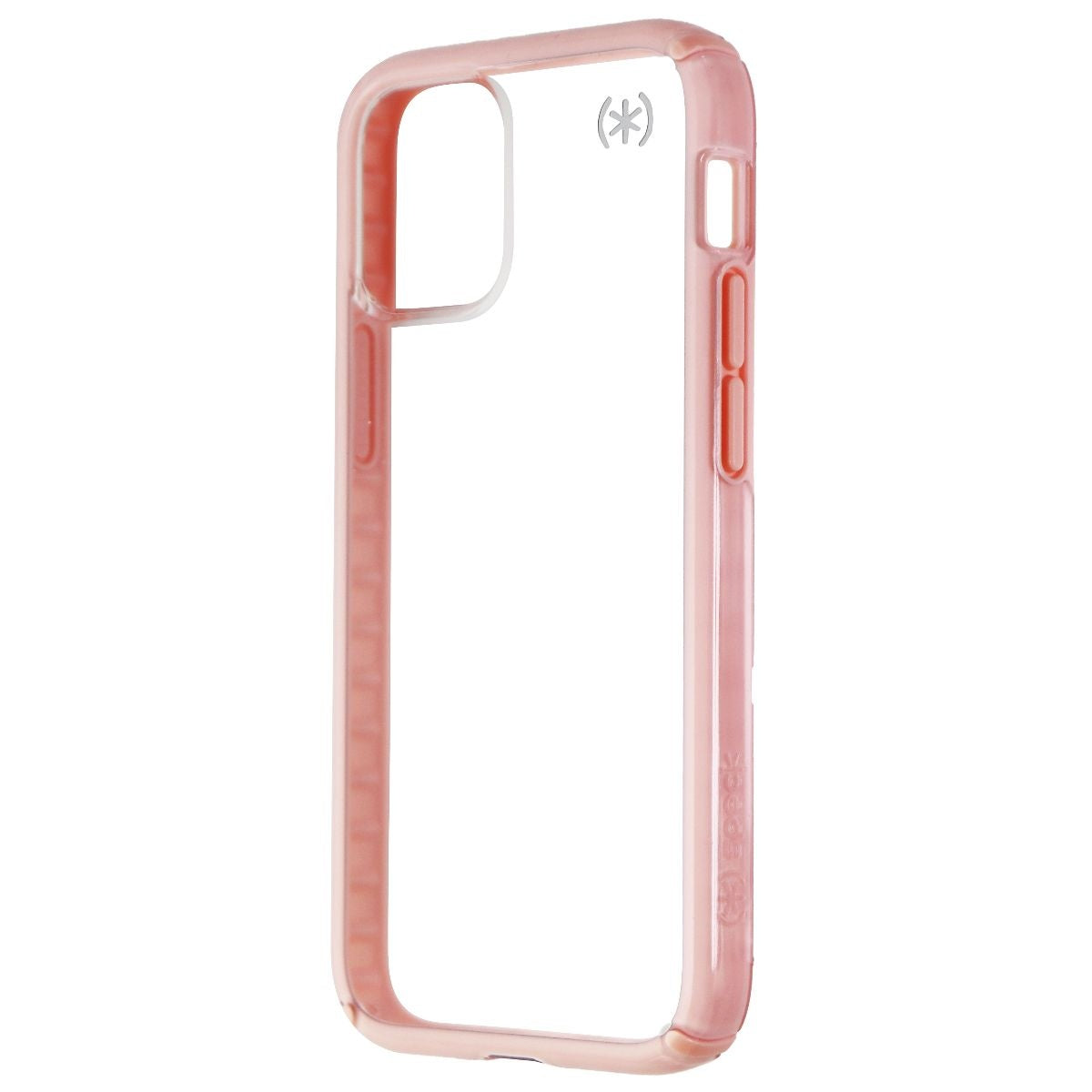 Speck Presidio Perfect-Clear Impact Geo Case for iPhone 12 mini - Clear/Pink Cell Phone - Cases, Covers & Skins Speck - Simple Cell Bulk Wholesale Pricing - USA Seller