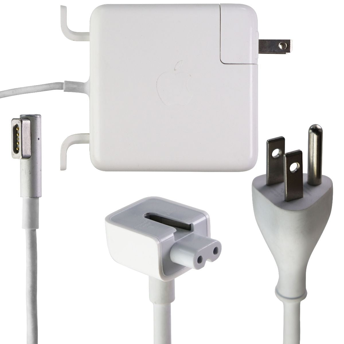 Apple (A1343) 85-Watt MagSafe (1st Gen/Old Style 2012) L Power Adapter - White Computer Accessories - Laptop Power Adapters/Chargers Apple - Simple Cell Bulk Wholesale Pricing - USA Seller