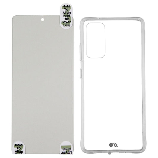 Case-Mate Protection Pack (Case & Glass) for Samsung Galaxy S20 FE 5G - Clear Cell Phone - Cases, Covers & Skins Case-Mate    - Simple Cell Bulk Wholesale Pricing - USA Seller