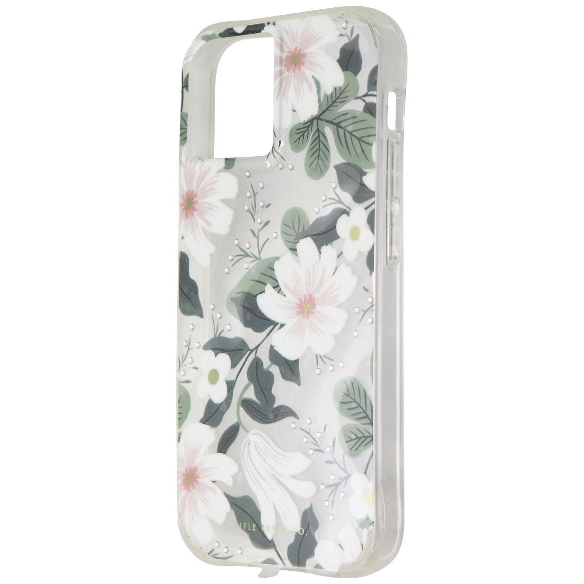 Rifle Paper Co Hardshell Case for iPhone 13 Mini - Willow Flowers/Clear Cell Phone - Cases, Covers & Skins Case-Mate    - Simple Cell Bulk Wholesale Pricing - USA Seller