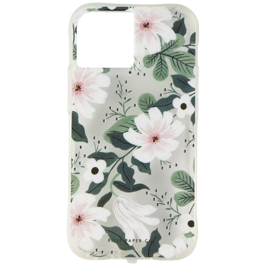 Rifle Paper Co Hardshell Case for iPhone 13 Mini - Willow Flowers/Clear Cell Phone - Cases, Covers & Skins Case-Mate - Simple Cell Bulk Wholesale Pricing - USA Seller