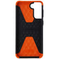 UAG Civilian Series Case for Samsung Galaxy (S21+) 5G - Black/Orange Cell Phone - Cases, Covers & Skins Urban Armor Gear - Simple Cell Bulk Wholesale Pricing - USA Seller