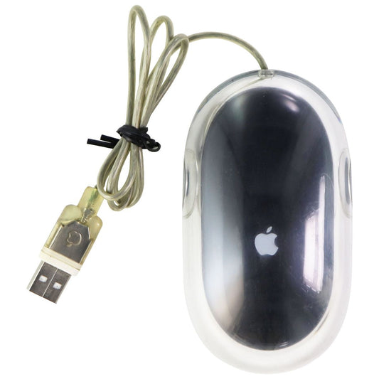 Apple Original OEM Wired USB (Pro Model) Mouse for Mac - Clear/Black (M5769) Keyboards/Mice - Mice, Trackballs & Touchpads Apple    - Simple Cell Bulk Wholesale Pricing - USA Seller