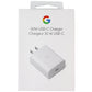 Google (30-Watt) Single USB-C Charger Travel Adapter White (G9BR1) / Retail Box Cell Phone - Chargers & Cradles Google - Simple Cell Bulk Wholesale Pricing - USA Seller