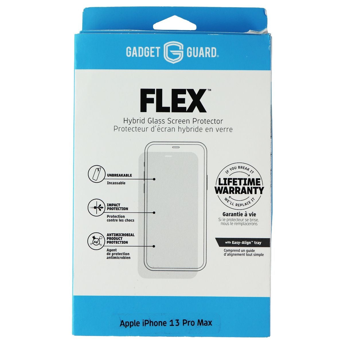 Gadget Guard Flex Screen Protector for iPhone 13 Pro Max - Clear Cell Phone - Screen Protectors Gadget Guard    - Simple Cell Bulk Wholesale Pricing - USA Seller