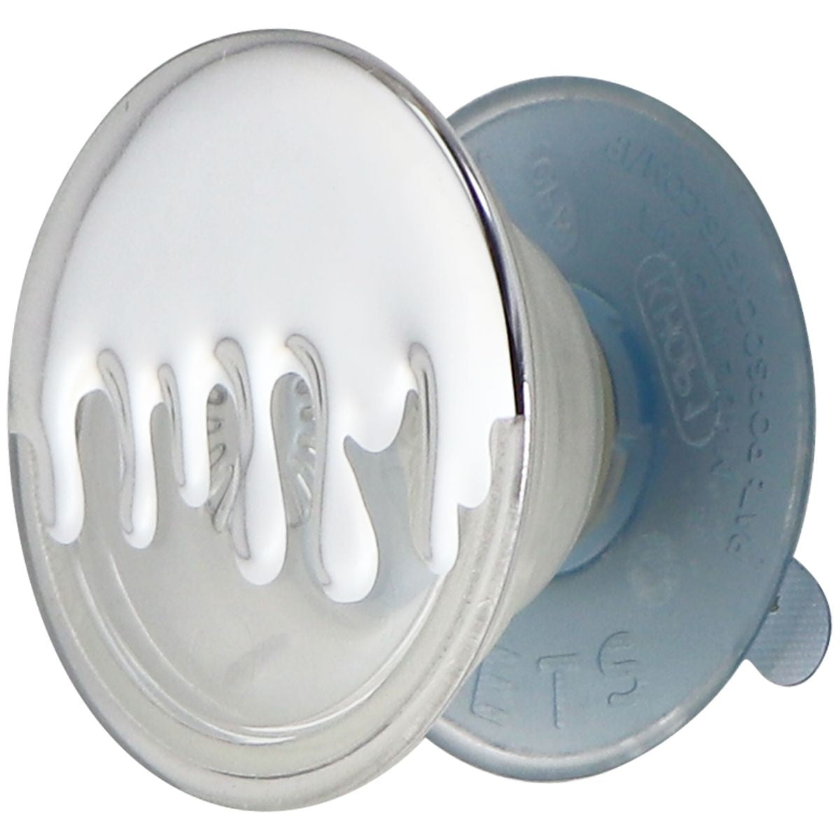 PopSockets Swappable PopGrip Expanding Stand and Grip - Chrome Drip Silver Cell Phone - Mounts & Holders PopSockets - Simple Cell Bulk Wholesale Pricing - USA Seller