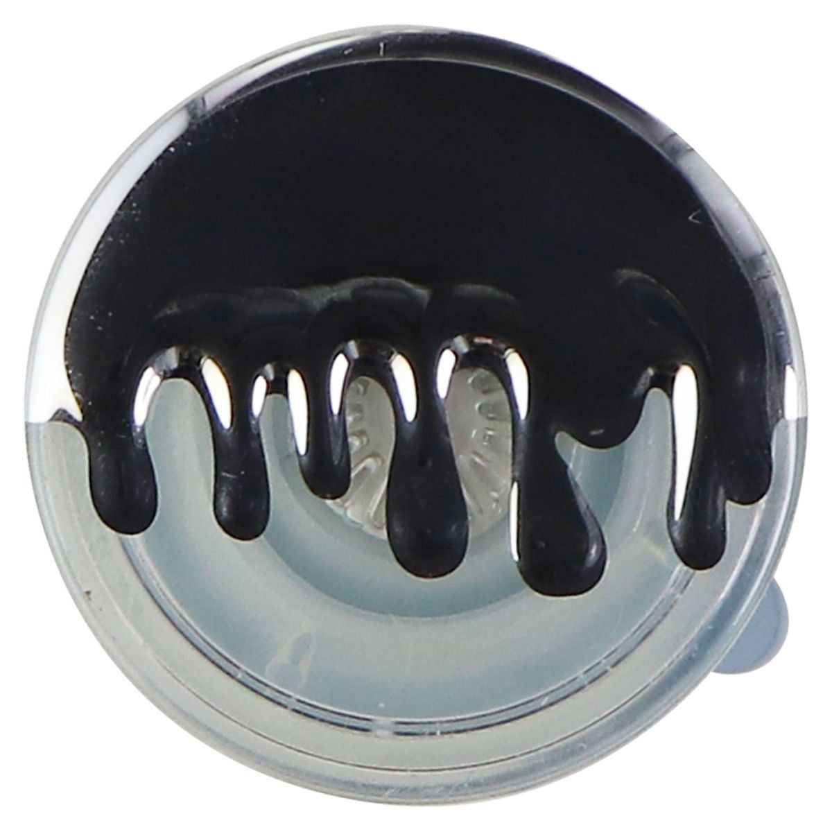 PopSockets Swappable PopGrip Expanding Stand and Grip - Chrome Drip Silver Cell Phone - Mounts & Holders PopSockets - Simple Cell Bulk Wholesale Pricing - USA Seller