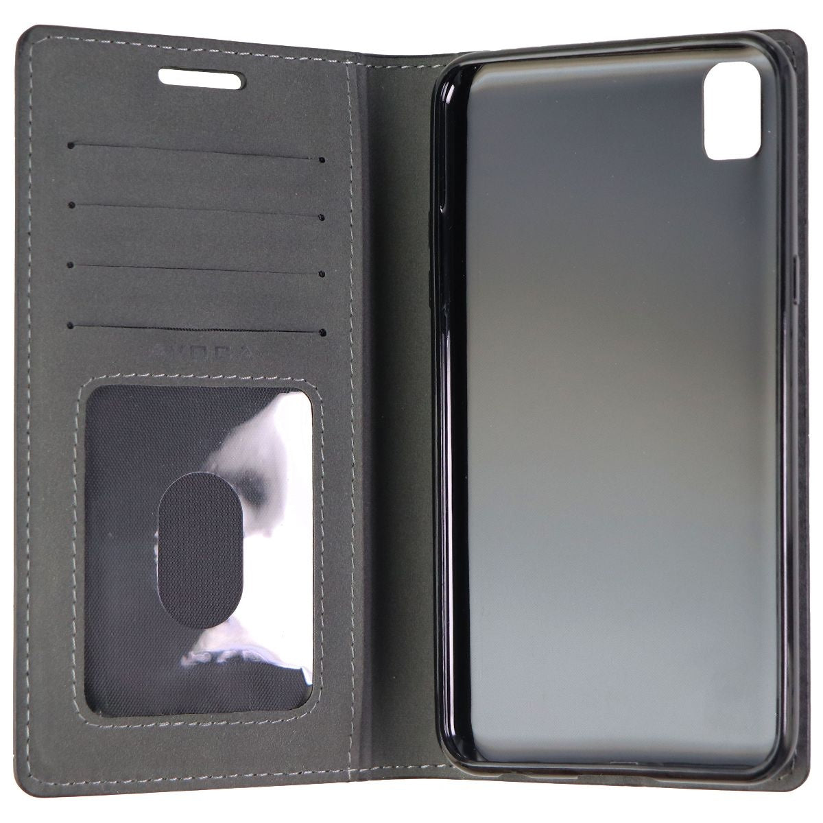 Avoca MobilePro Folio Wallet Case for LG X Power (2016) - Black Cell Phone - Cases, Covers & Skins Avoca    - Simple Cell Bulk Wholesale Pricing - USA Seller