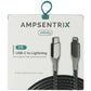 AmpSentrix Infinity (3-Ft) USB-C to 8-Pin Lightning Charge/Sync Cable - Silver Cell Phone - Cables & Adapters AmpSentrix    - Simple Cell Bulk Wholesale Pricing - USA Seller