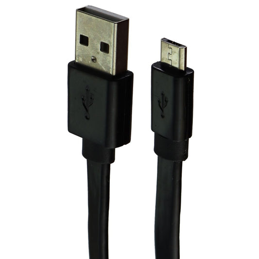 mWorks! mPOWER! (6-Foot) Micro-USB to USB Flat Cable - Gloss Black Cell Phone - Cables & Adapters mWorks!    - Simple Cell Bulk Wholesale Pricing - USA Seller