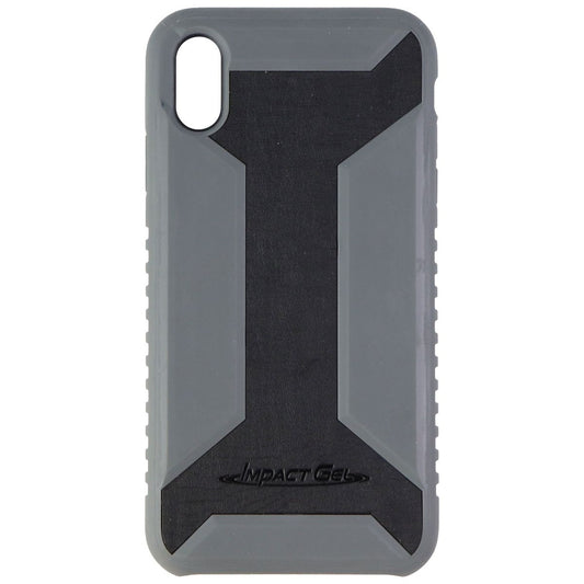 Impact Gel Warrior Series Case for Apple iPhone Xs Max - Black/Gray Cell Phone - Cases, Covers & Skins Impact Gel    - Simple Cell Bulk Wholesale Pricing - USA Seller