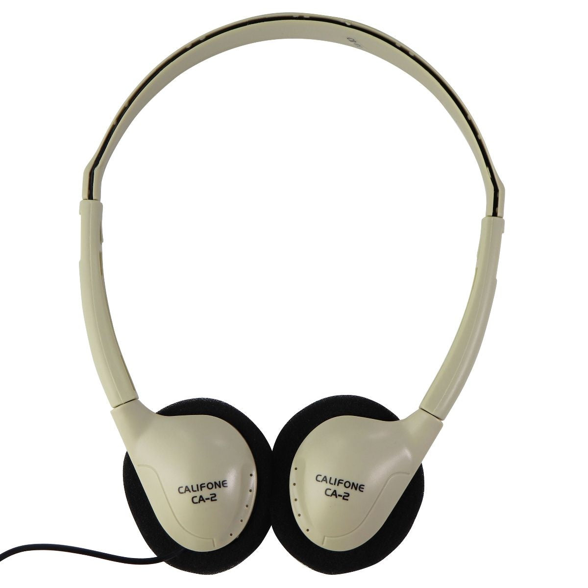 Califone CA-2 Wired 3.5mm Stereo Headphones - Beige Portable Audio - Headphones Califone - Simple Cell Bulk Wholesale Pricing - USA Seller