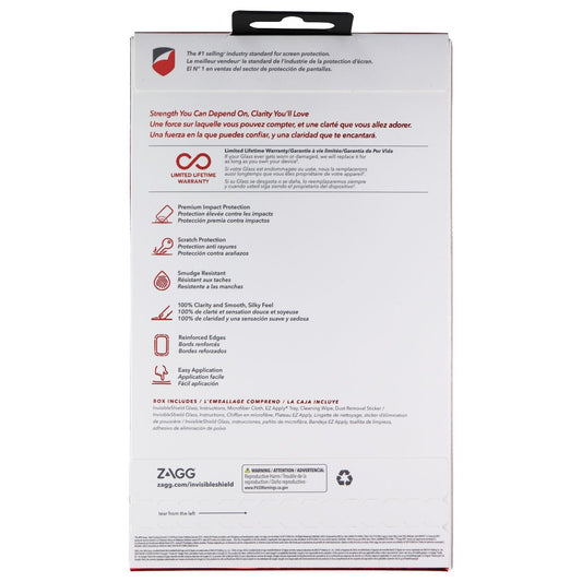 ZAGG Invisible Shield (Glass) Tempered Glass for Google Pixel 4 XL - Clear Cell Phone - Screen Protectors Zagg - Simple Cell Bulk Wholesale Pricing - USA Seller