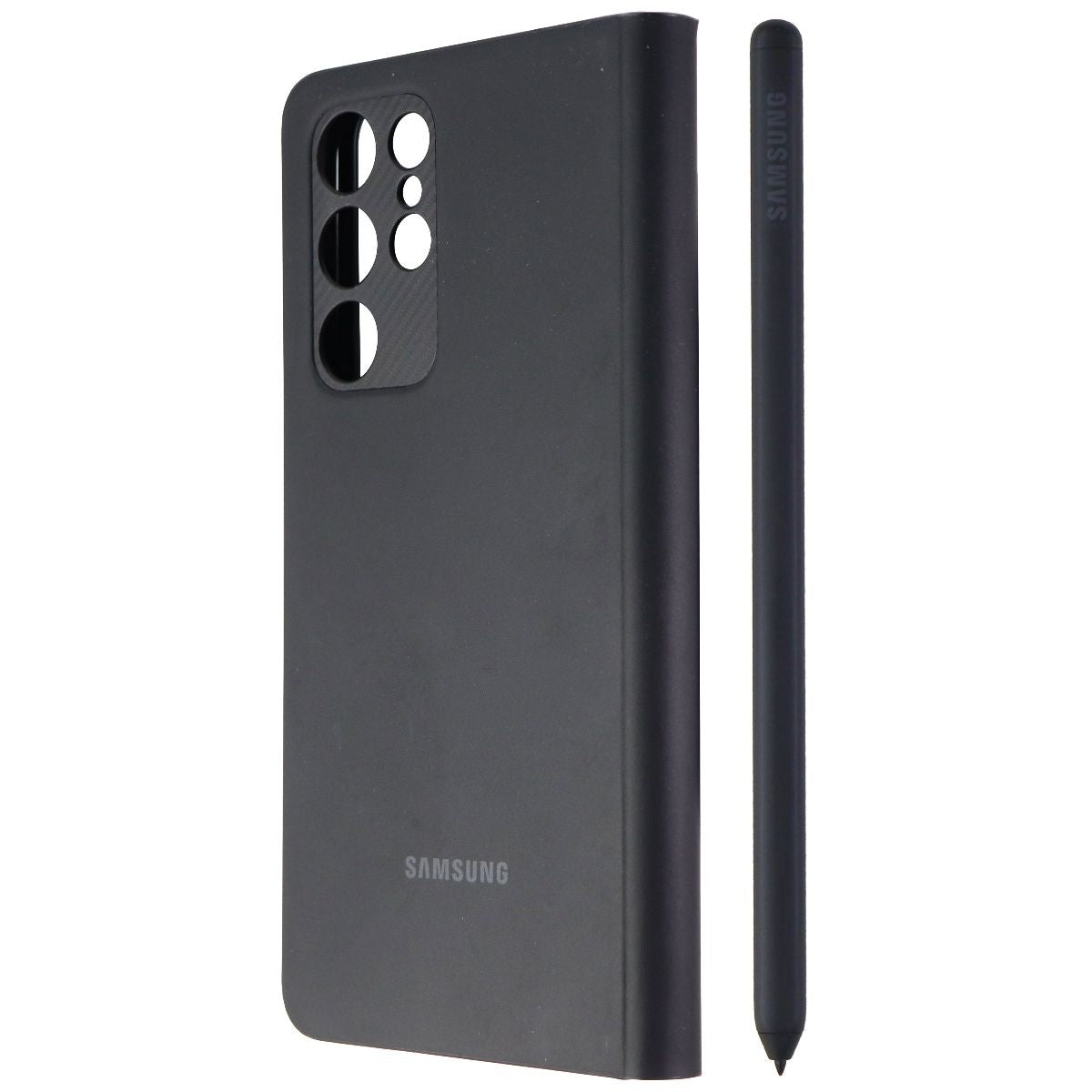 Samsung S-View Flip Case with S-Pen for Galaxy S21 Ultra - Black (EF-ZG99) Cell Phone - Cases, Covers & Skins Samsung Electronics - Simple Cell Bulk Wholesale Pricing - USA Seller