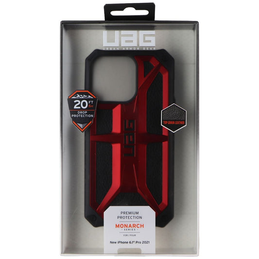 UAG Monarch Series Case for Apple iPhone 13 PRO - Crimson Red/Black Cell Phone - Cases, Covers & Skins Urban Armor Gear - Simple Cell Bulk Wholesale Pricing - USA Seller