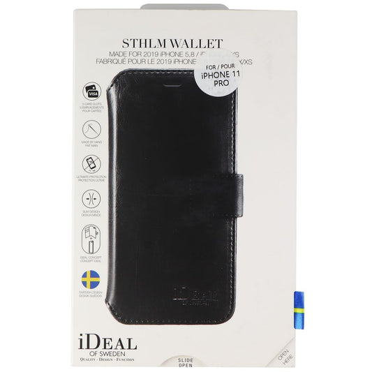 iDeal of Sweden STHLM Wallet Series Case for Apple iPhone 11 Pro/Xs/X - Black Cell Phone - Cases, Covers & Skins iDeal of Sweden    - Simple Cell Bulk Wholesale Pricing - USA Seller