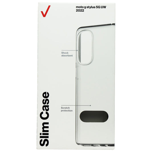 Verizon Slim Sustainable Case for Motorola Moto G Stylus 5G UW (2022) - Clear Cell Phone - Cases, Covers & Skins Verizon    - Simple Cell Bulk Wholesale Pricing - USA Seller