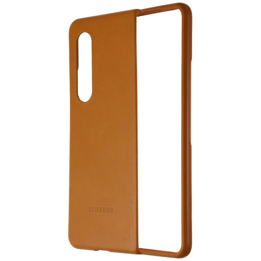 Samsung Leather Protective Cover for Galaxy Z Fold3 5G - Camel (EF-VF926LAEGUS)