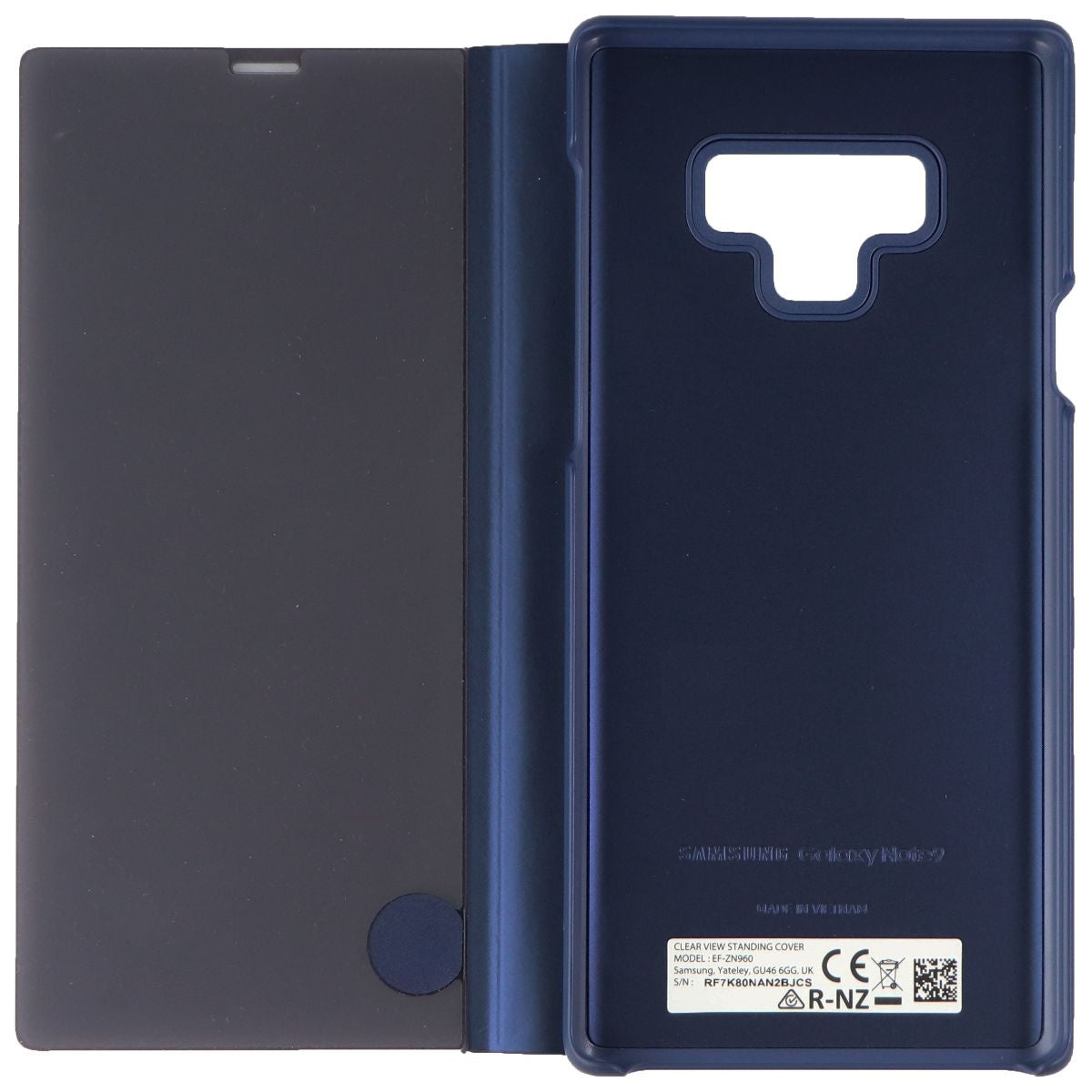 Samsung Clear View Standing Cover for Samsung Galaxy Note9 - Ocean Blue Cell Phone - Cases, Covers & Skins Samsung - Simple Cell Bulk Wholesale Pricing - USA Seller